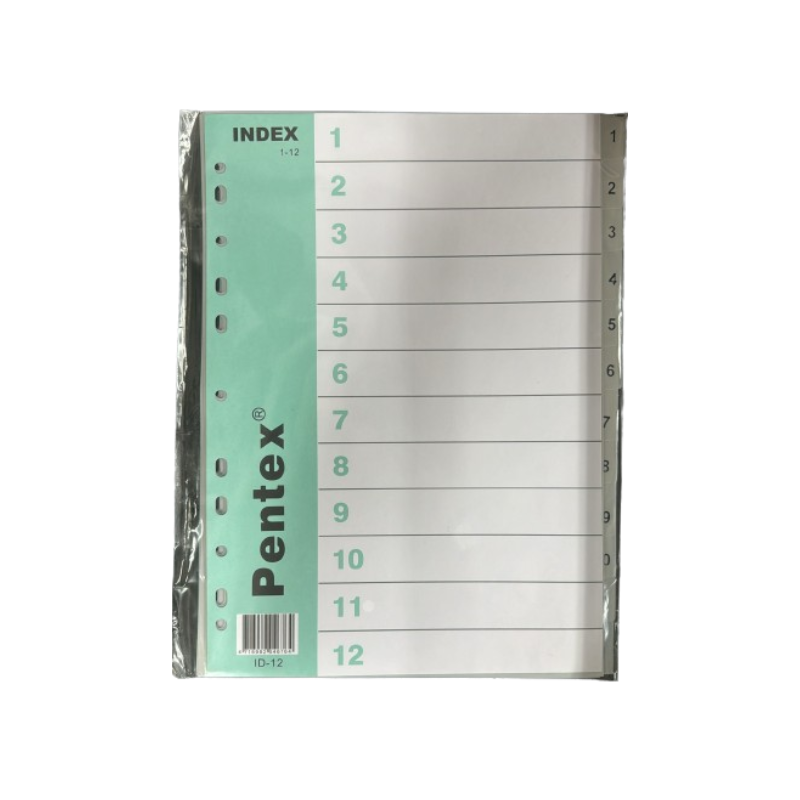 Pentex Grey PVC divider 1-12